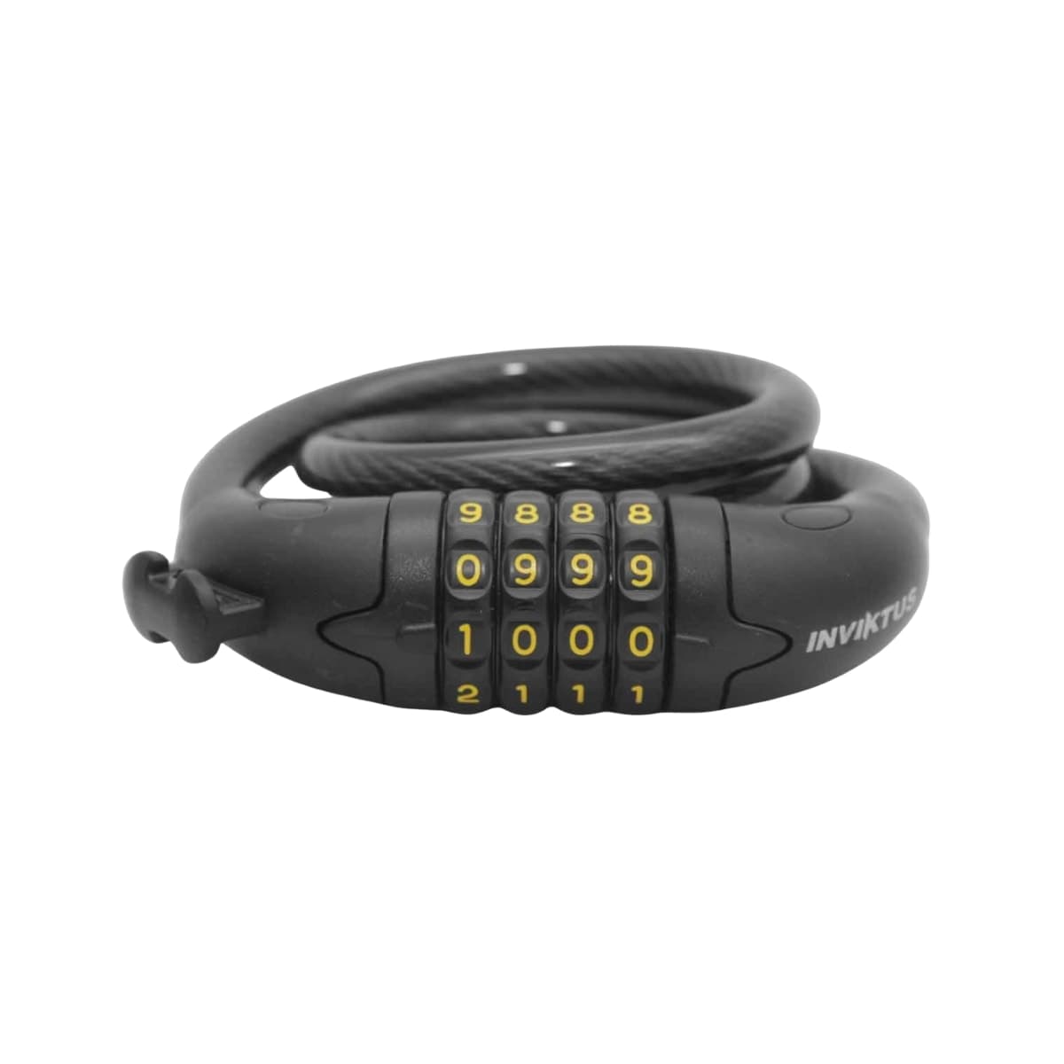 Cadeado de Bicicleta Espiral Inviktus Segredo 12mm X 1M