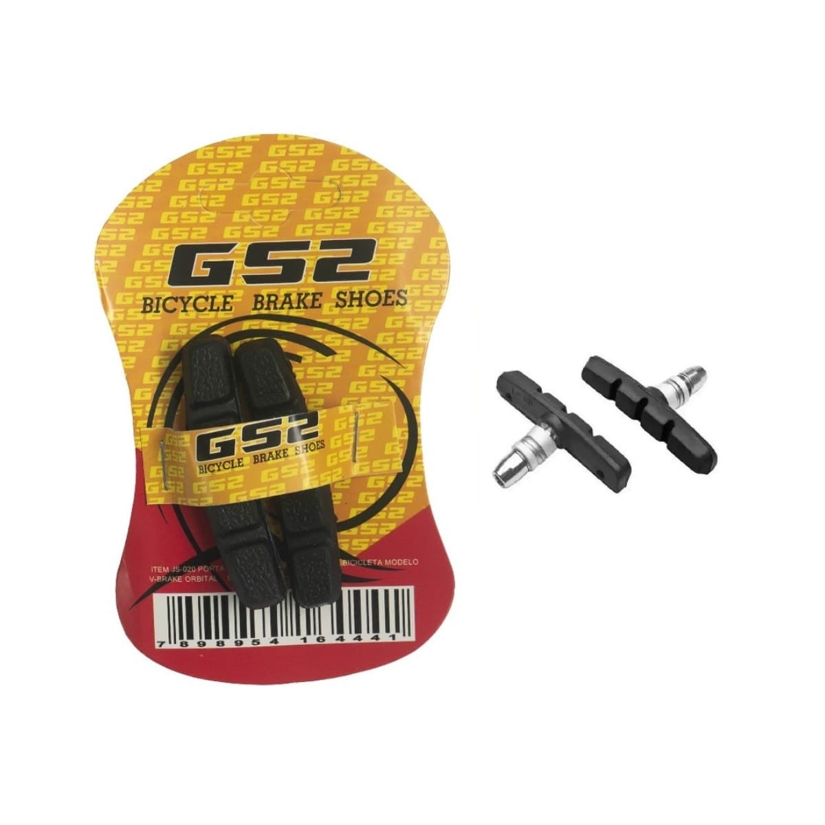 Sapata de Freio V-Brake 70mm Preto ( 10 Unidades )