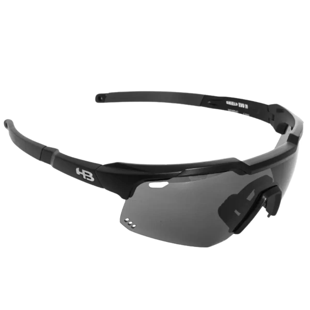 Oculos Ciclismo HB Shield Evo M Matte Black Gray