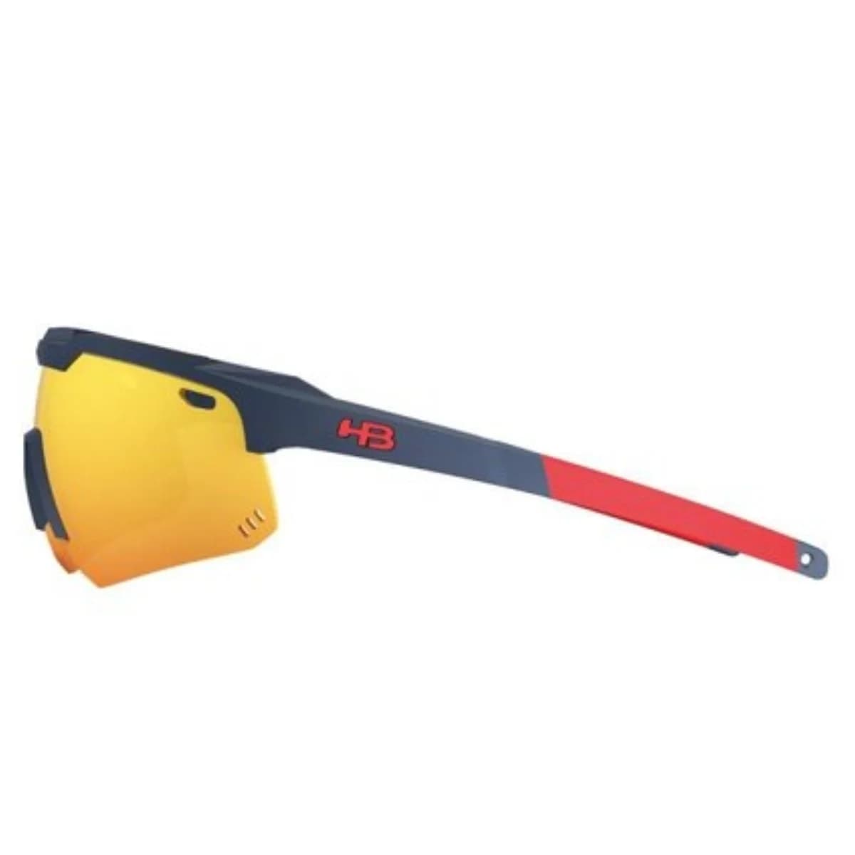 Oculos Ciclismo HB Shield Evo M Matte Navy Multi Red