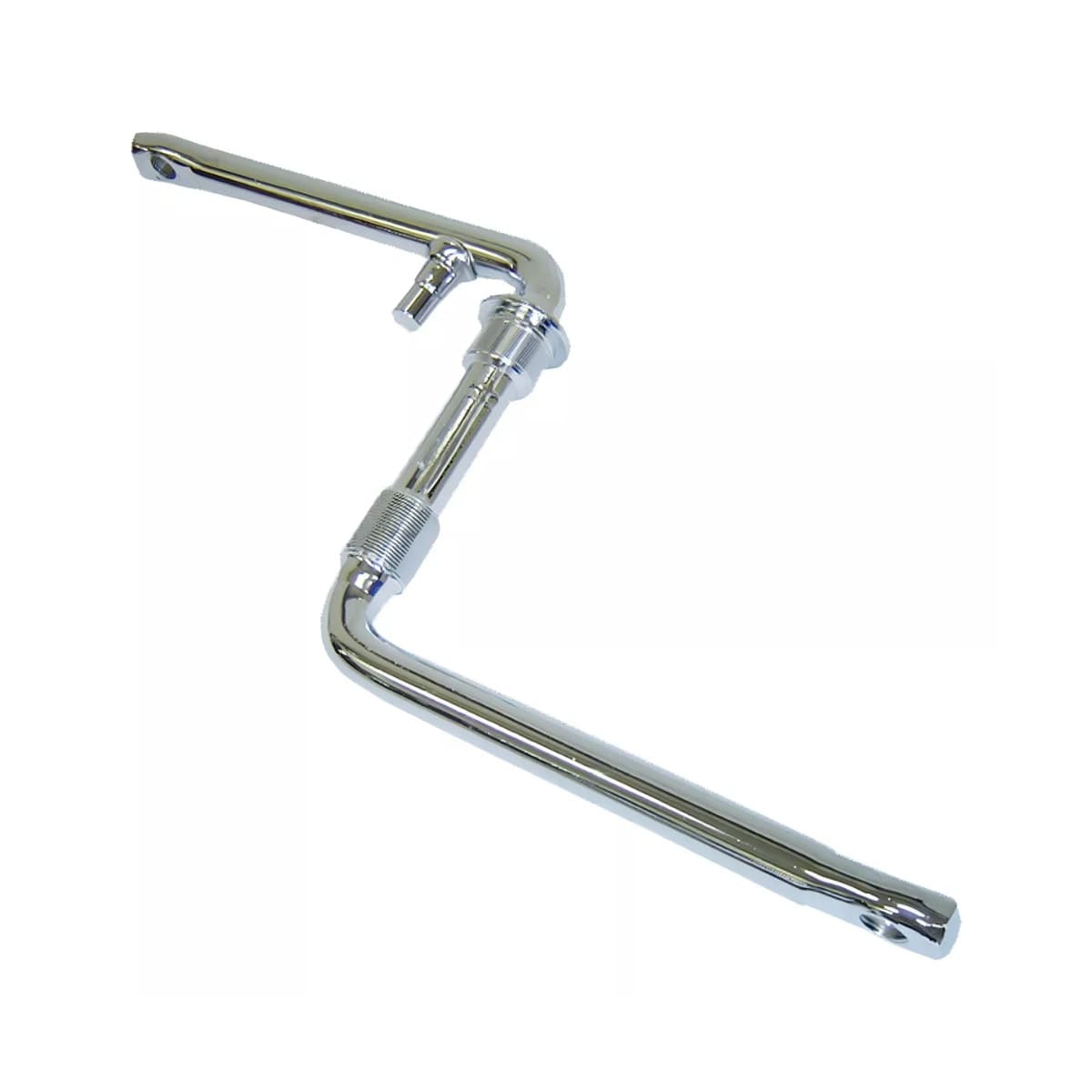 Pedivela Aço Monobloco Logan 165mm Cromado