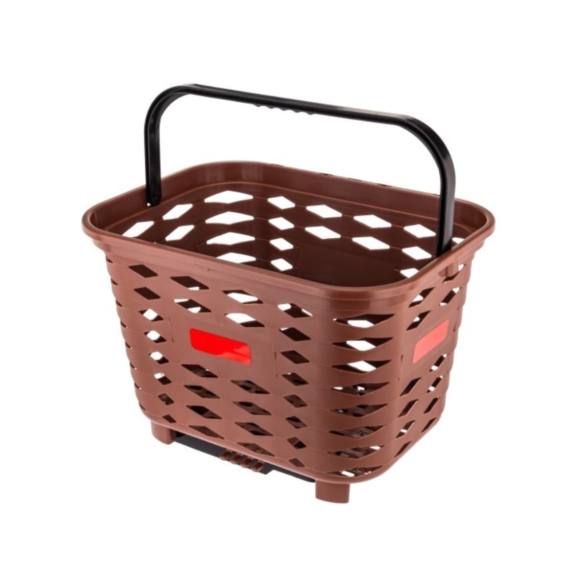 Cesta de Bicicleta Coletiva Kalf KF414 Marrom Traseira