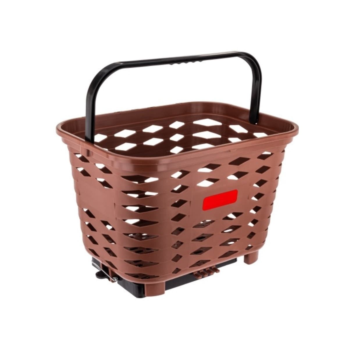Cesta de Bicicleta Coletiva Kalf KF414 Marrom Traseira