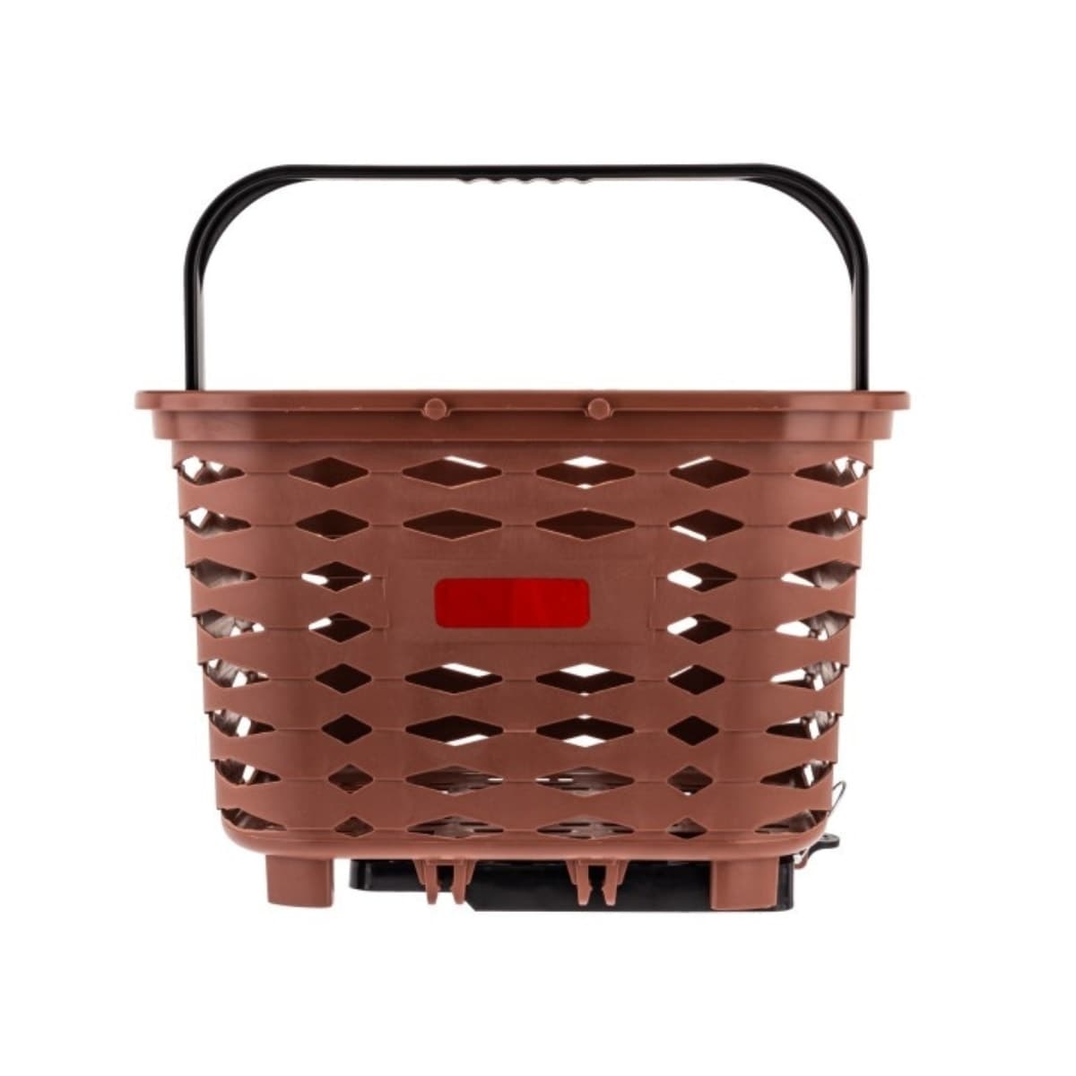 Cesta de Bicicleta Coletiva Kalf KF414 Marrom Traseira