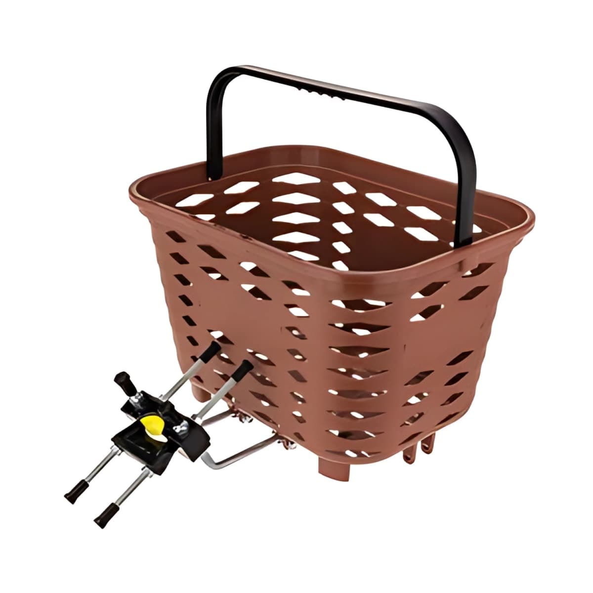 Cesta de Bicicleta Coletiva Kalf KF415 Marrom Dianteira
