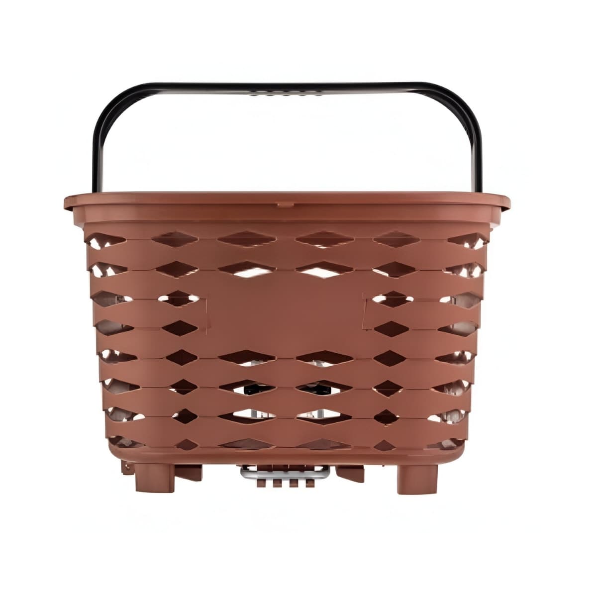 Cesta de Bicicleta Coletiva Kalf KF415 Marrom Dianteira