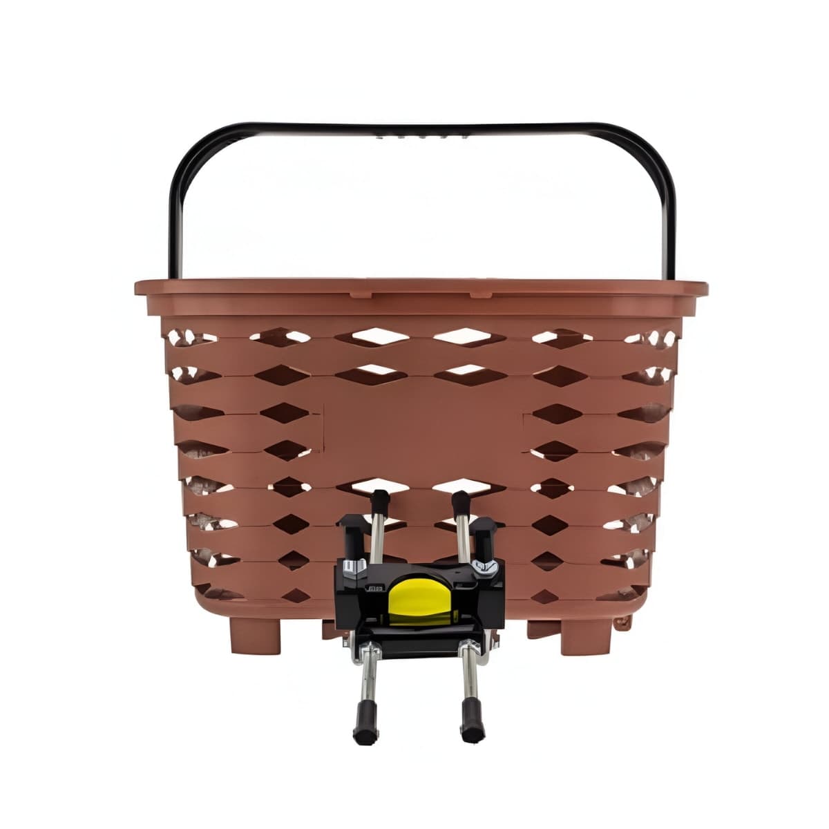 Cesta de Bicicleta Coletiva Kalf KF415 Marrom Dianteira