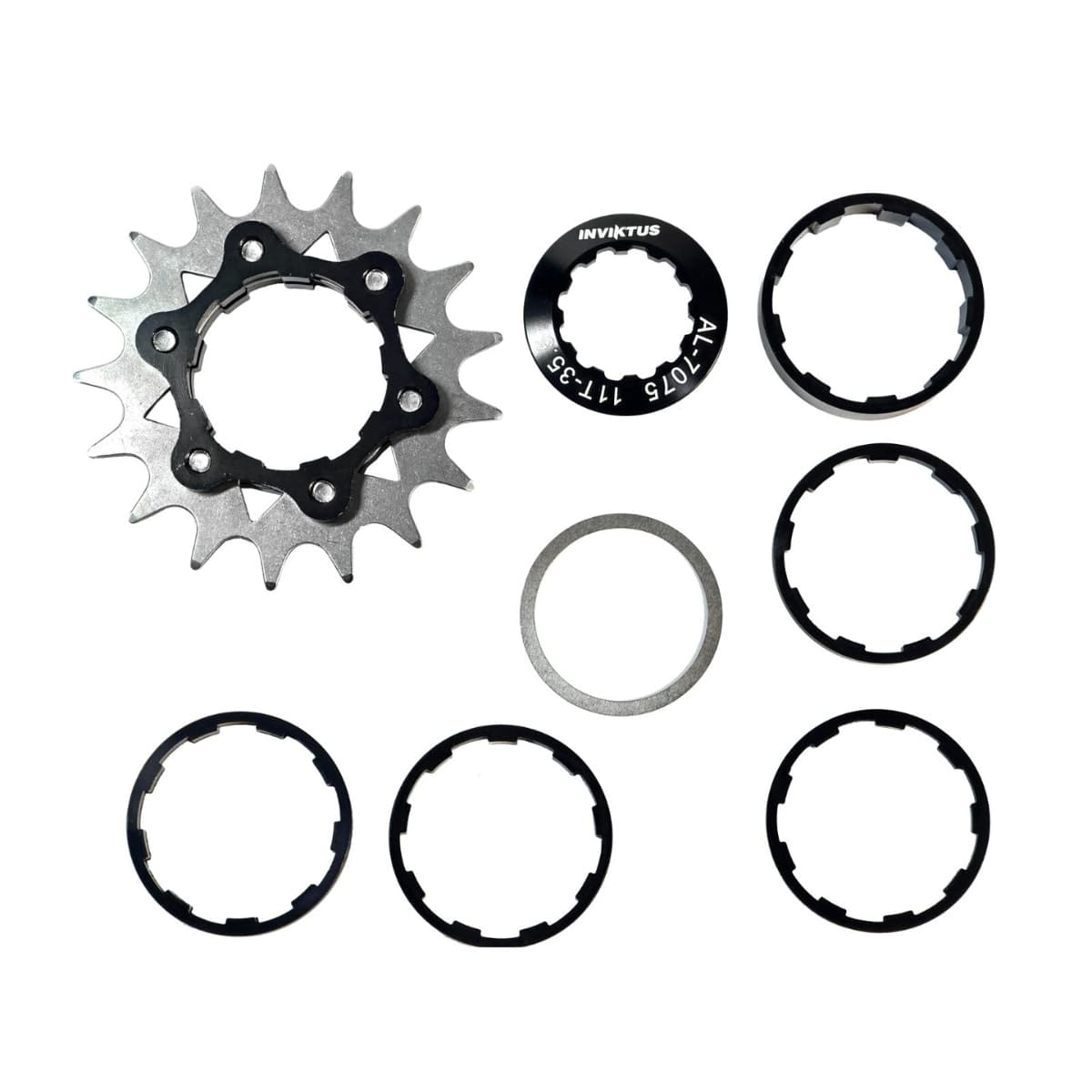 Kit Adaptador Single Inviktus Alumínio 17D