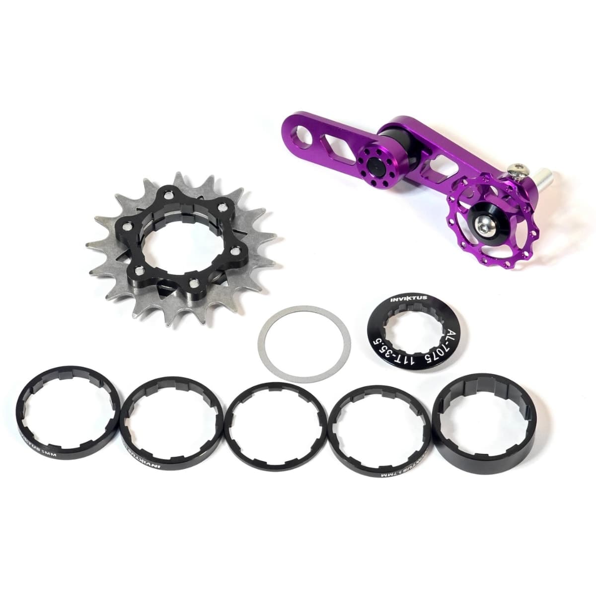 Kit Adaptador Single Inviktus Alumínio 17D