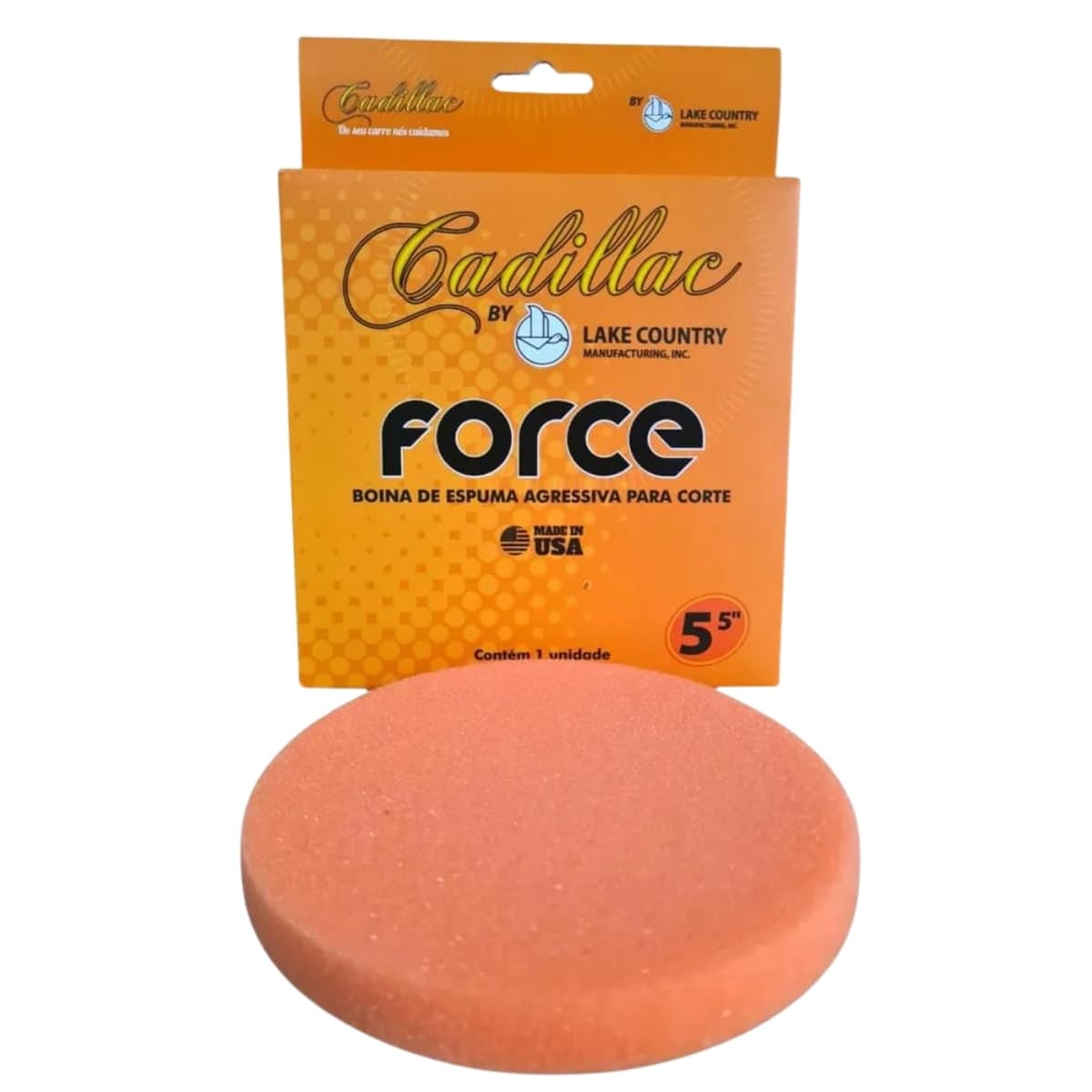 Boina Espuma Force Cadillac Corte Laranja 5,5