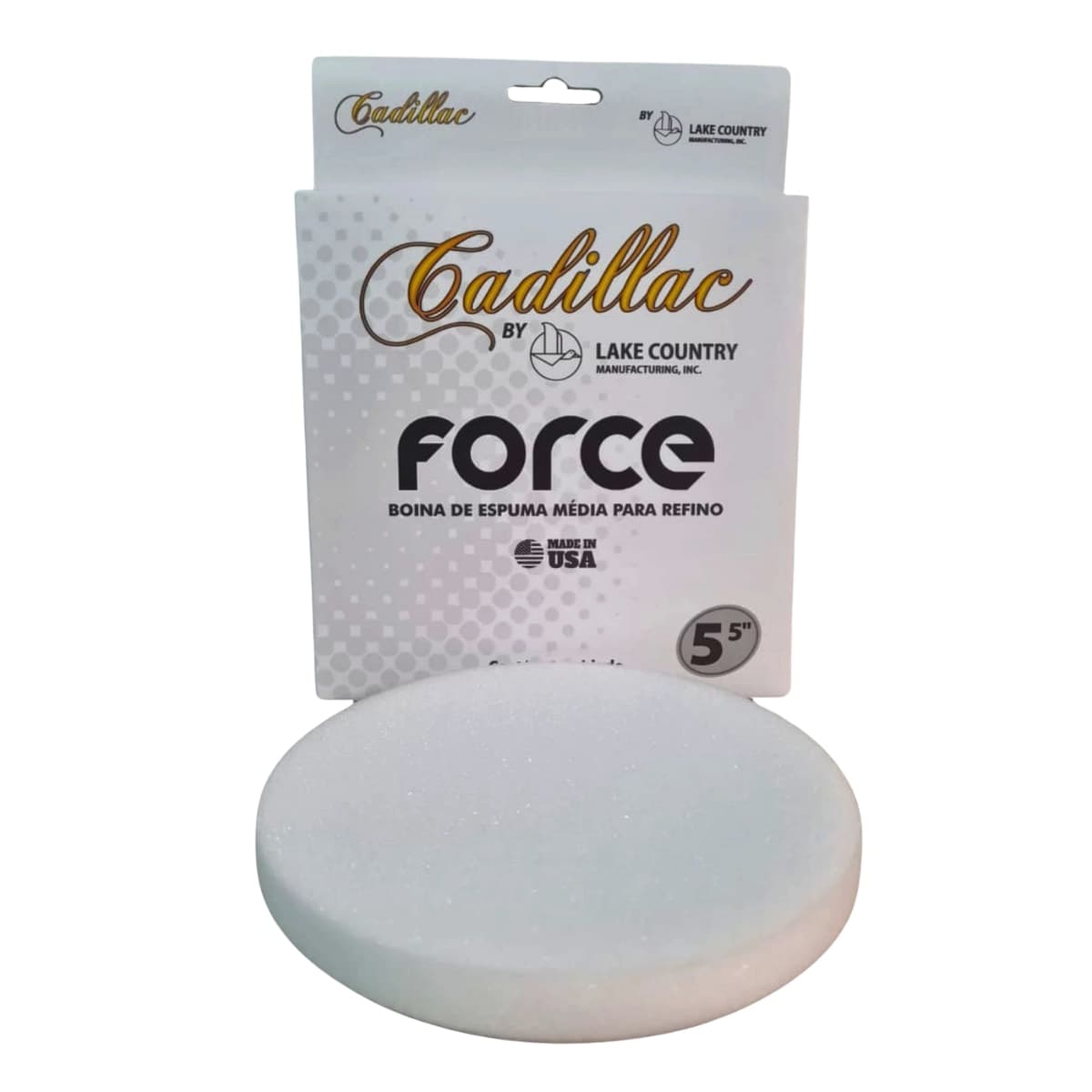 Boina Espuma Force Cadillac Refino Branco 5,5