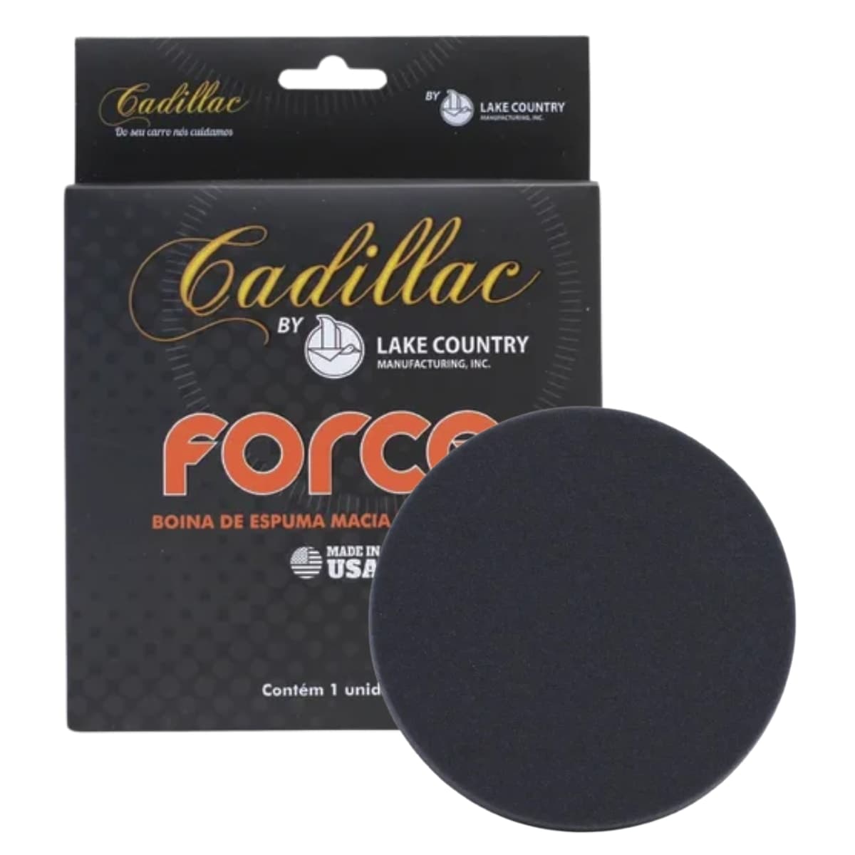Boina Espuma Force Cadillac Lustro Preto 5,5