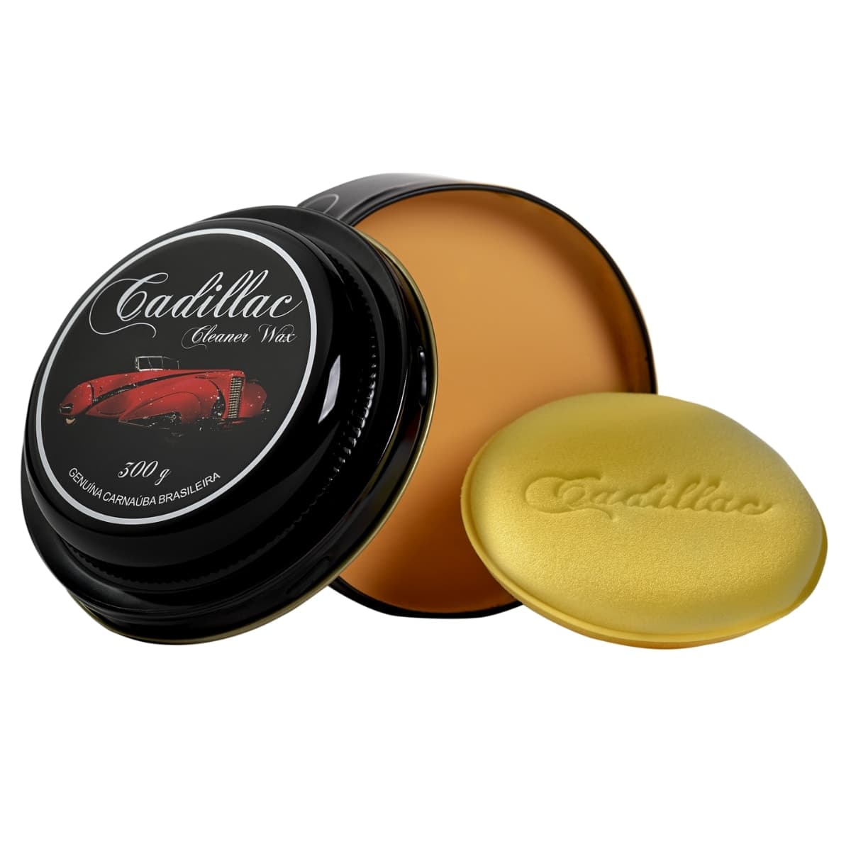 Cera Cadillac Cleaner Wax 300g com Aplicador