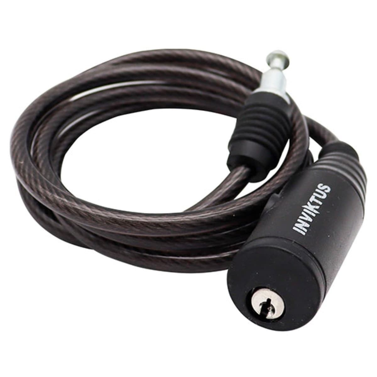 Cadeado de Bicicleta Espiral Inviktus Com Chave 6mm X 1m Aço