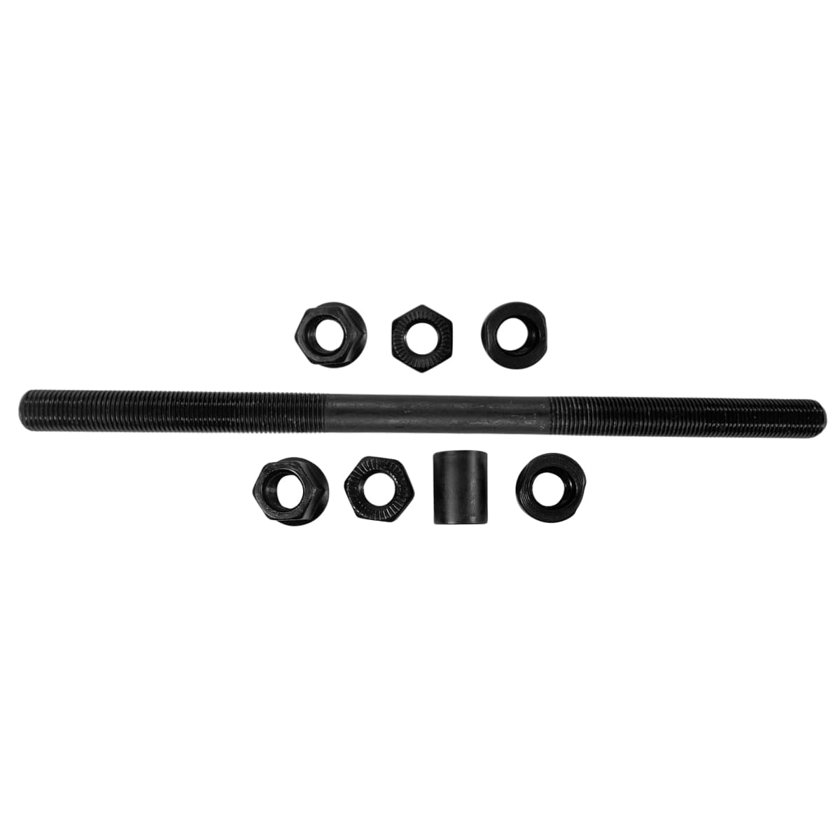 Eixo Traseiro WG 180mm Aço Preto ( 2 Unidades )