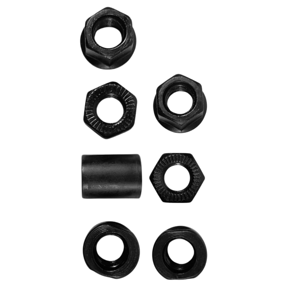 Eixo Traseiro WG 180mm Aço Preto ( 2 Unidades )