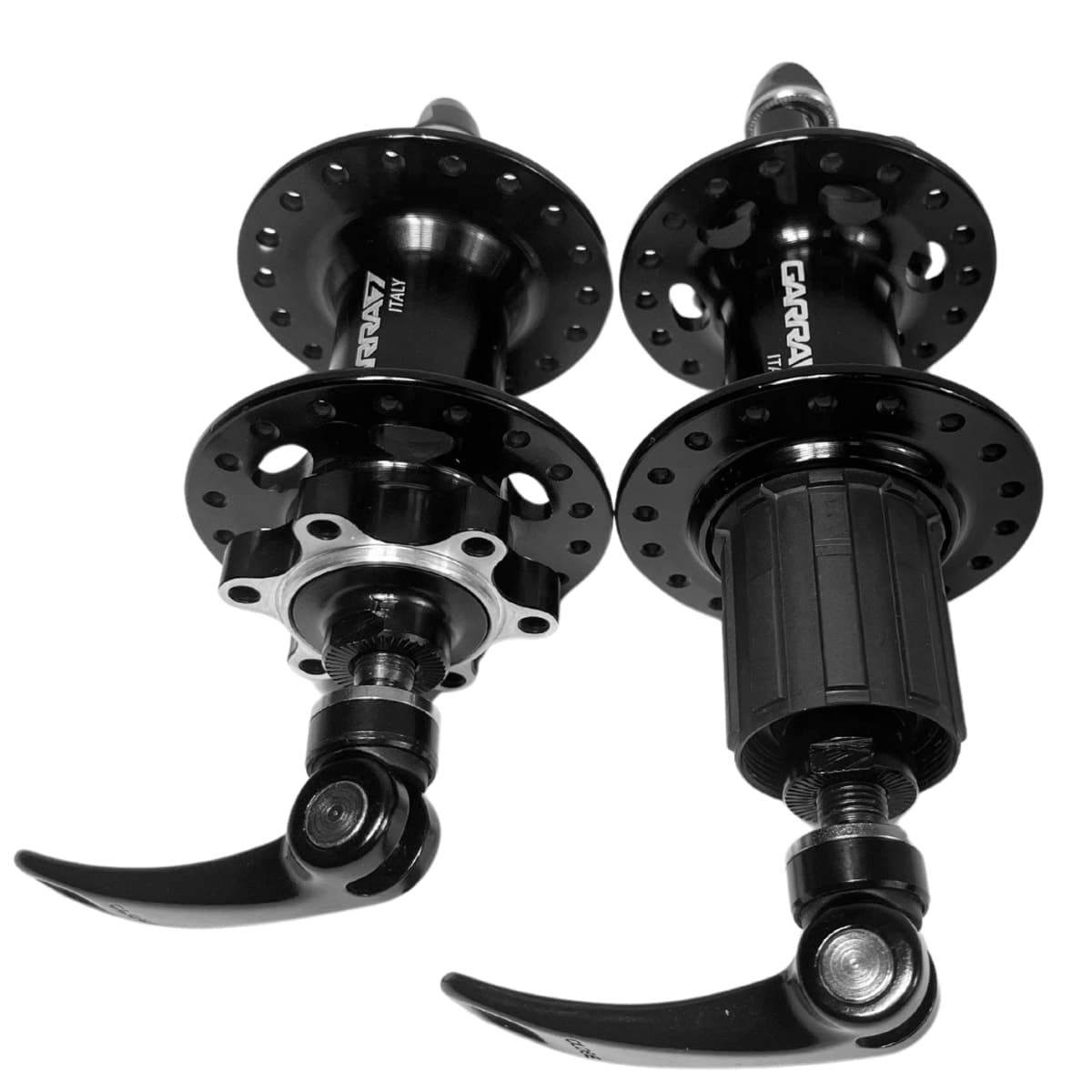 Cubo Alumínio Garra7 Italy Rosca 36 Furos Preto Rolamentado 12V