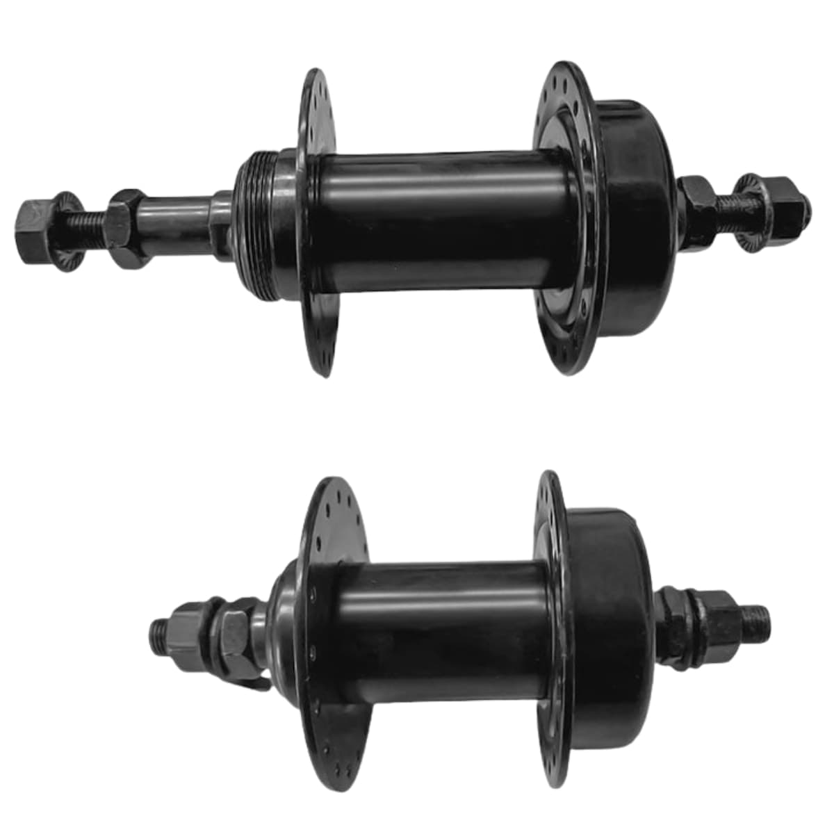 Cubo Aço Paco Rosca 36 Furos Preto Disco com Porca