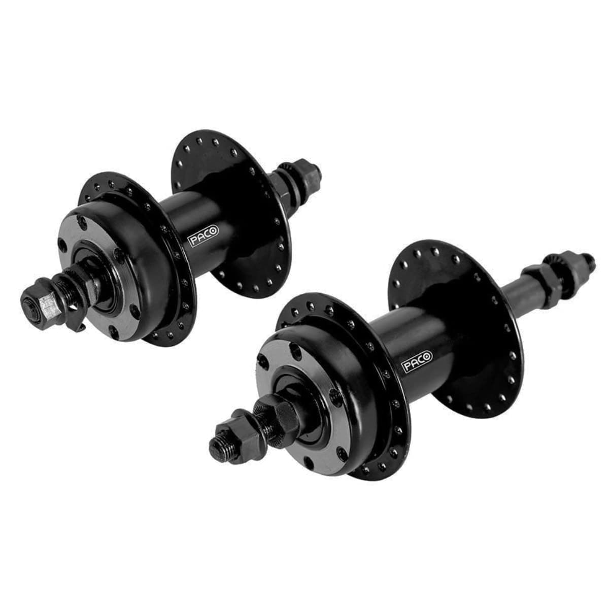 Cubo Aço Paco Rosca 36 Furos Preto Disco com Porca