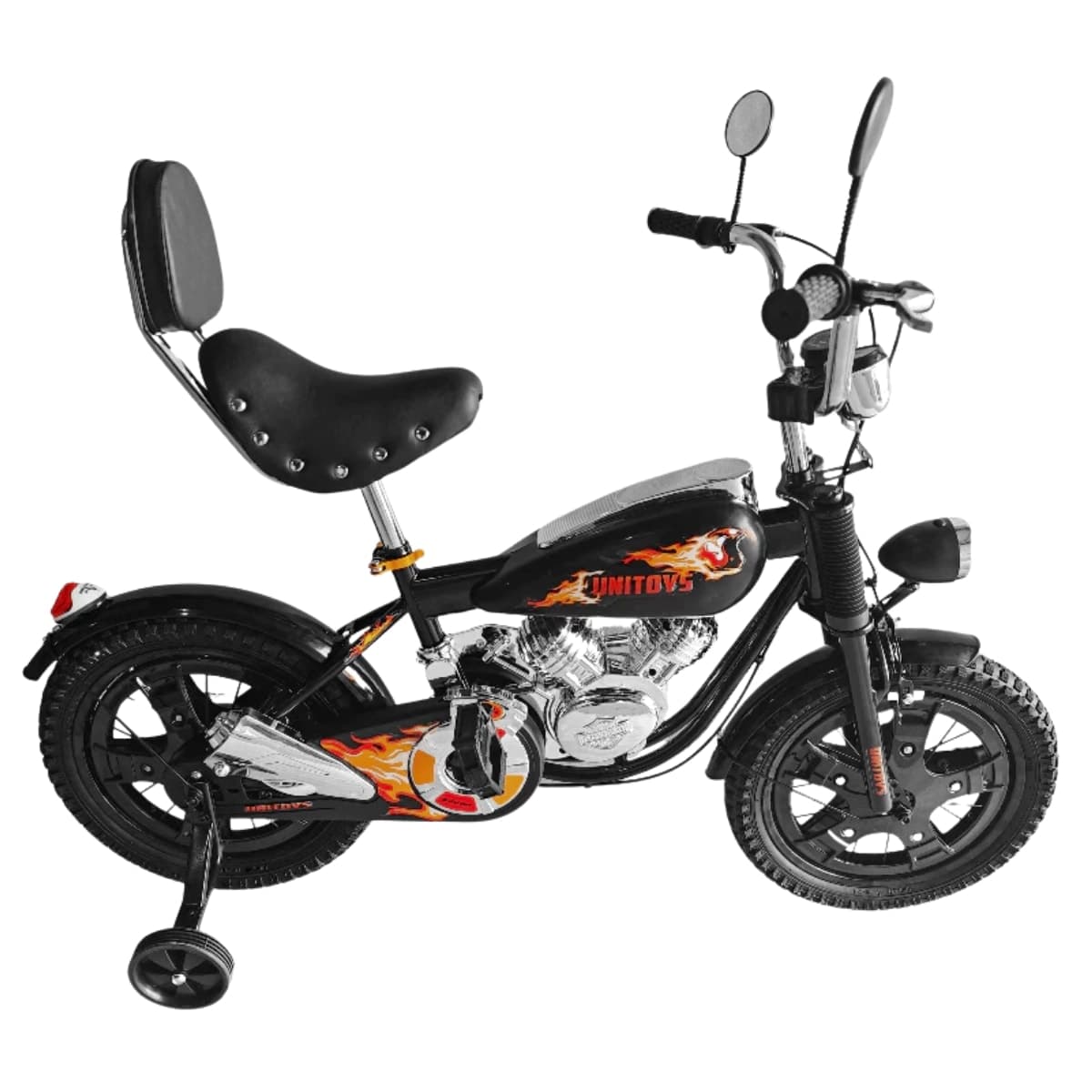 Bicicleta Aro 16 Unitoys Chopper Fire
