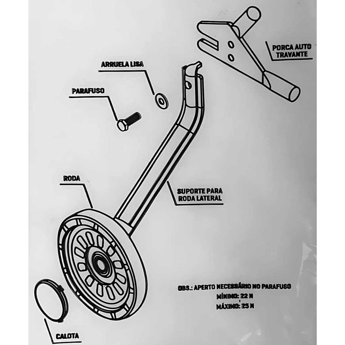 Roda Lateral JKS Aro 16 Plug Play