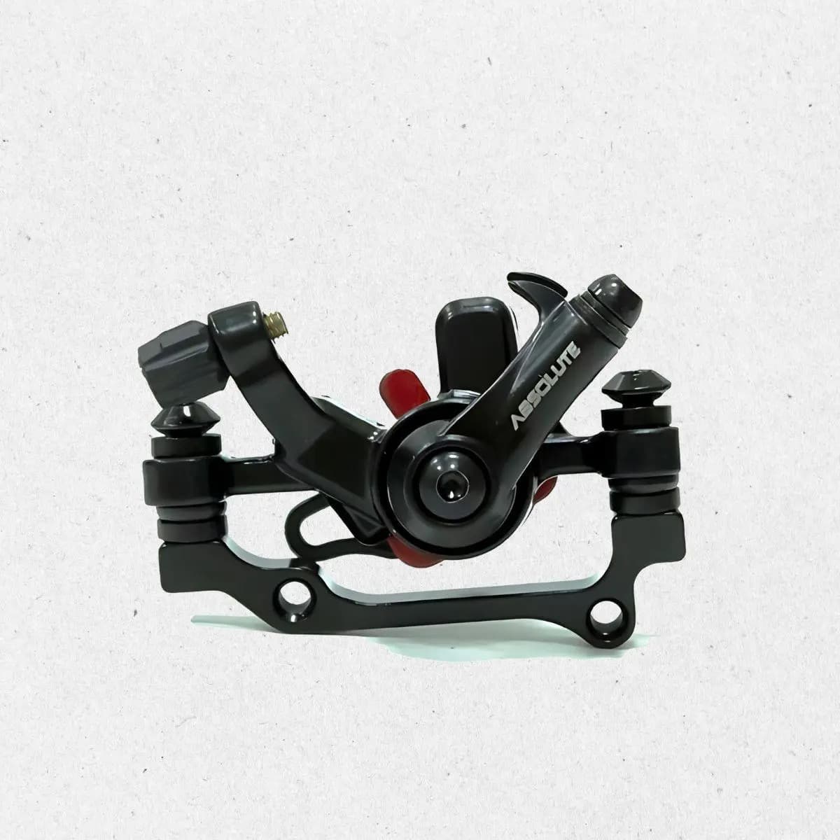 Kit Freio a Disco Mecânico Absolute 160mm Dianteiro e Traseiro Preto