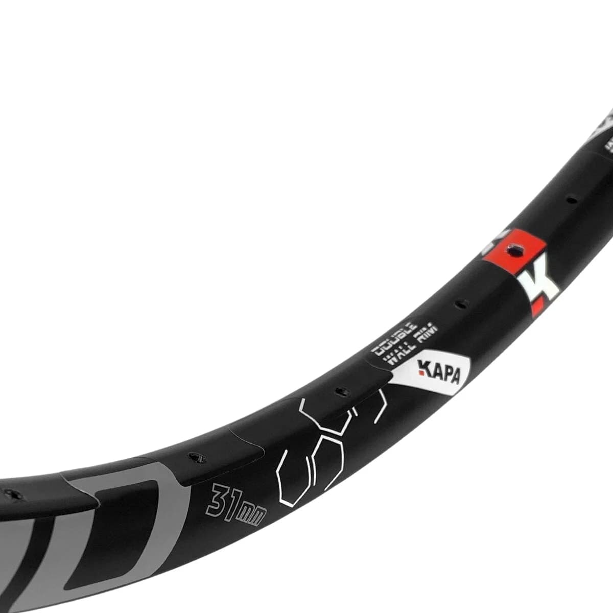 Aro 29 MTB Alumínio Aero Kapa Milano Preto Fosco Disco 36 Furos Tubeless