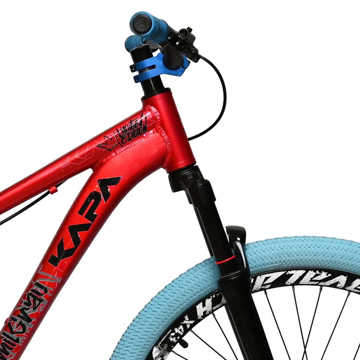 Bicicleta Kapa Mil Grau Aro 26 Freeride Single Speed Vermelho e Azul