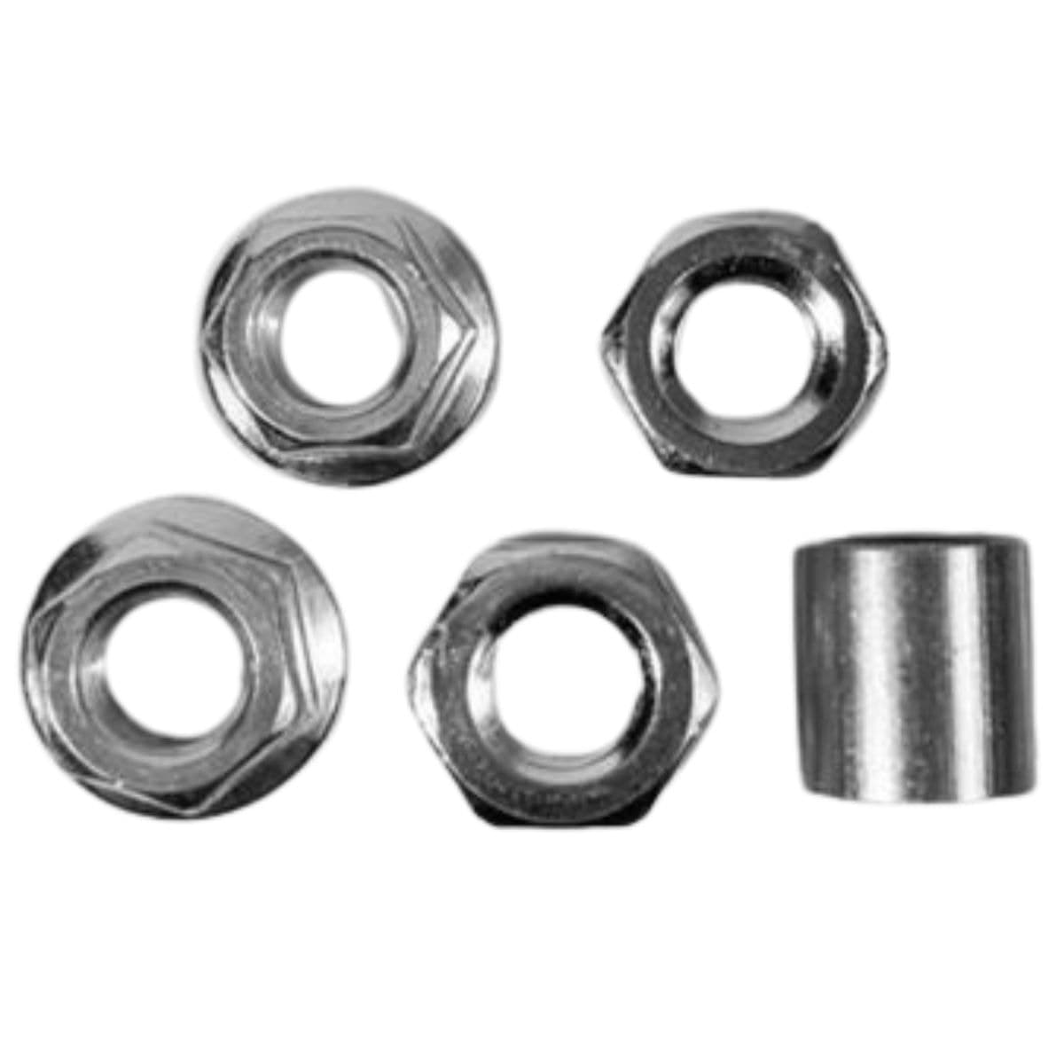 Eixo Traseiro Nek 185mm Aço Zincado Grosso 3/8 Com Batente