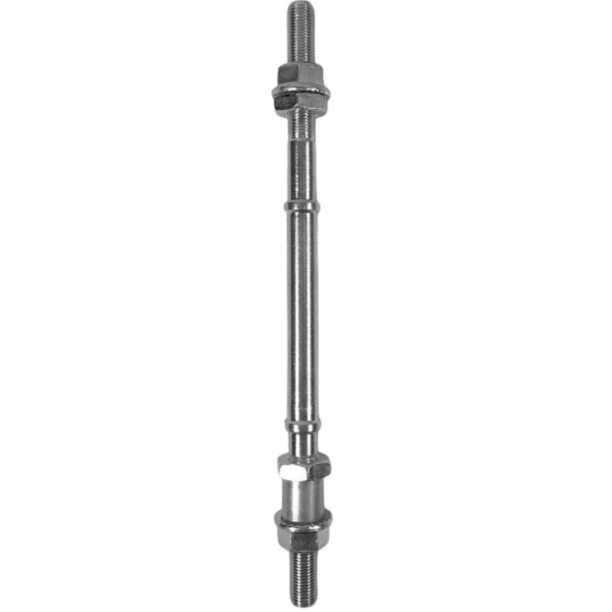 Eixo Traseiro Nek 200mm Aço Zincado Grosso 3/8 Com Batente