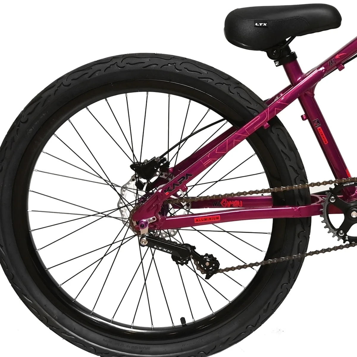 Bicicleta Kapa Mil Grau Aro 26 Freeride Single Speed Roxa Especial