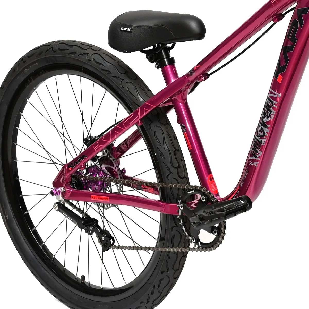 Bicicleta Kapa Mil Grau Aro 26 Freeride Single Speed Roxa Especial