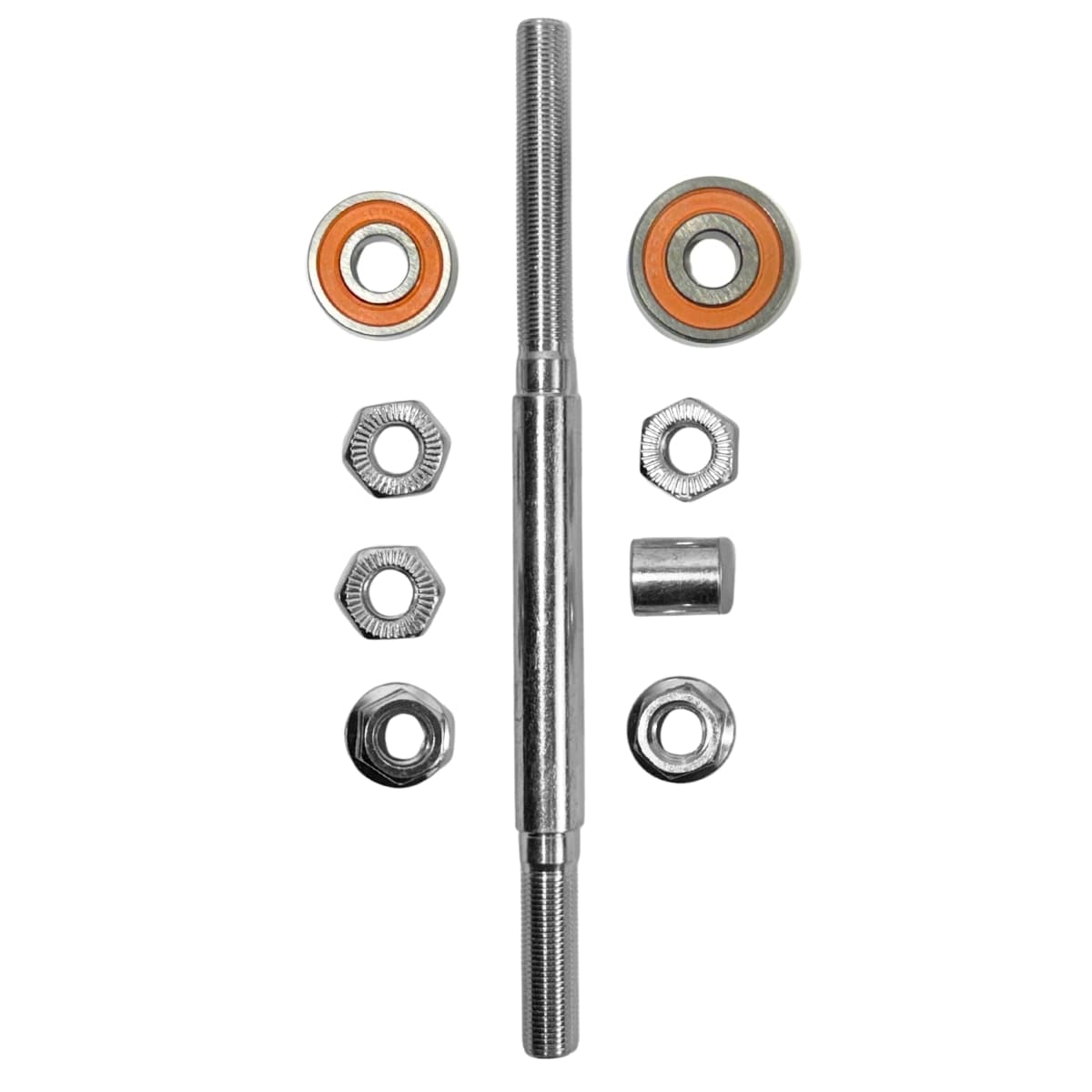 Eixo Traseiro Shun Feng 185mm Aço 3/8 Rolamento 6000/6200