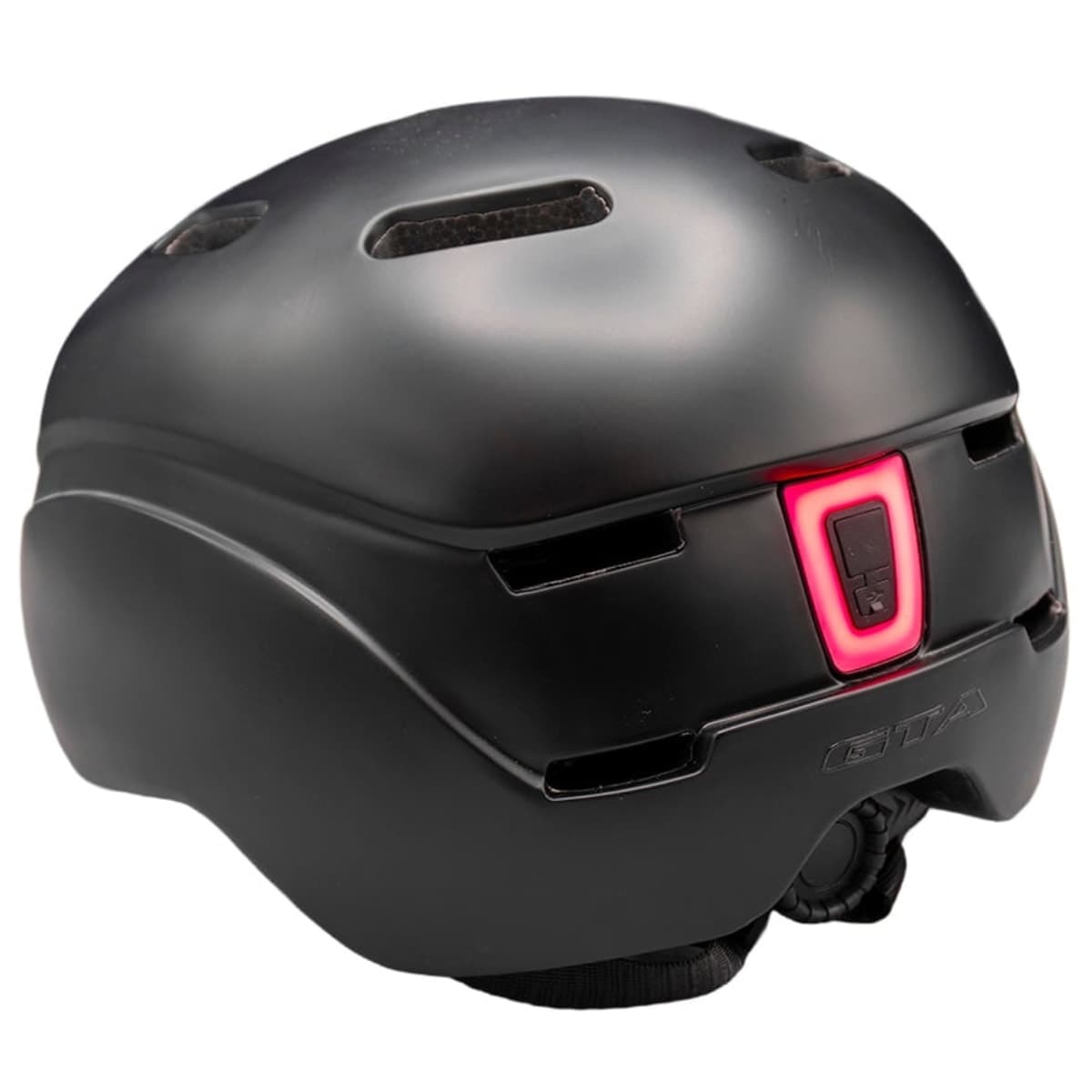 Capacete Bike Urbano GTA In Mold Preto LED 58-56