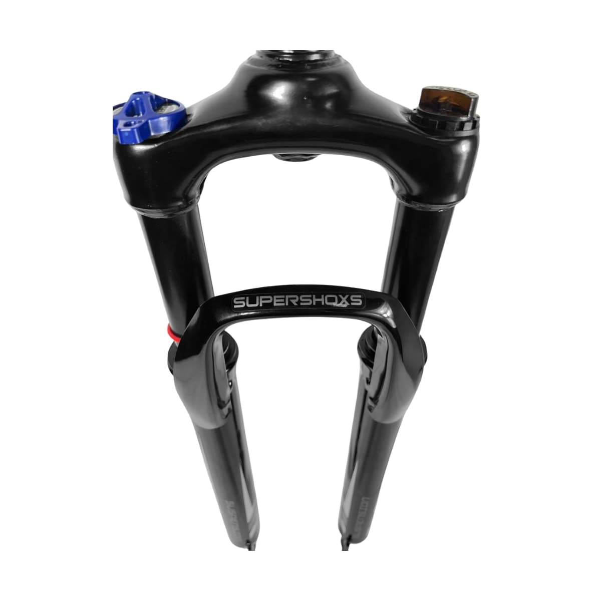 Garfo Suspensão Bike Aro 29 G7 Supershoxs Over Aço Preto Com Trava