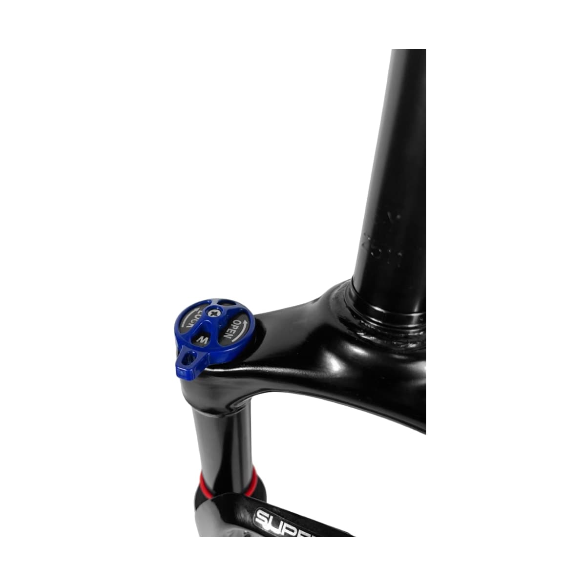 Garfo Suspensão Bike Aro 29 G7 Supershoxs Over Aço Preto Com Trava