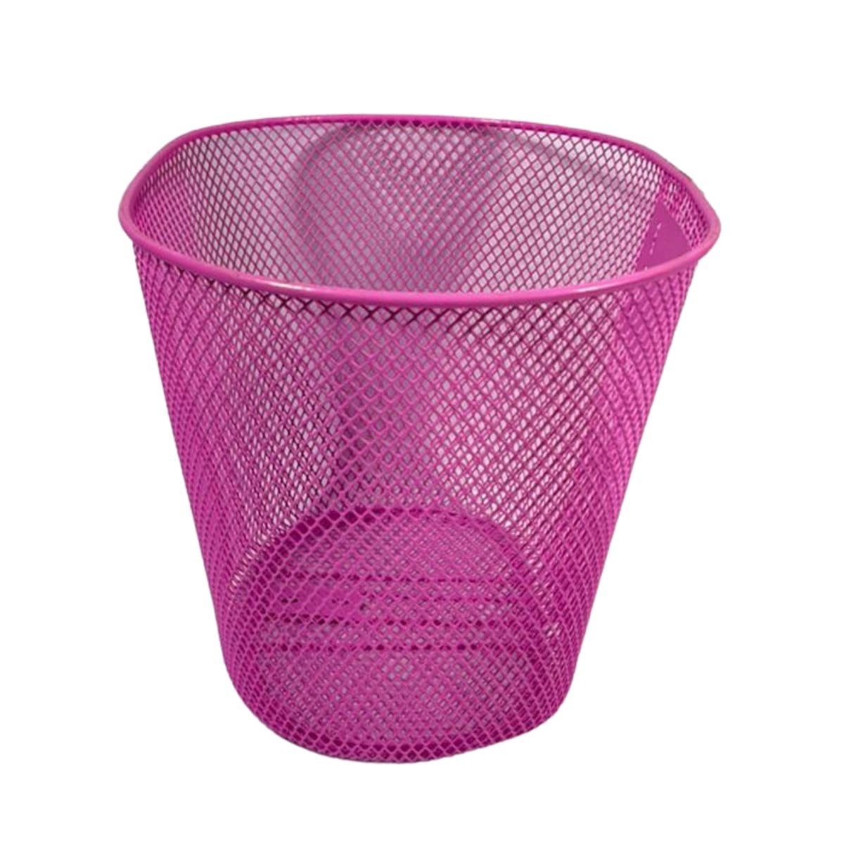 Cesta de Bicicleta Grande Aro 24 Paco Aço Rosa