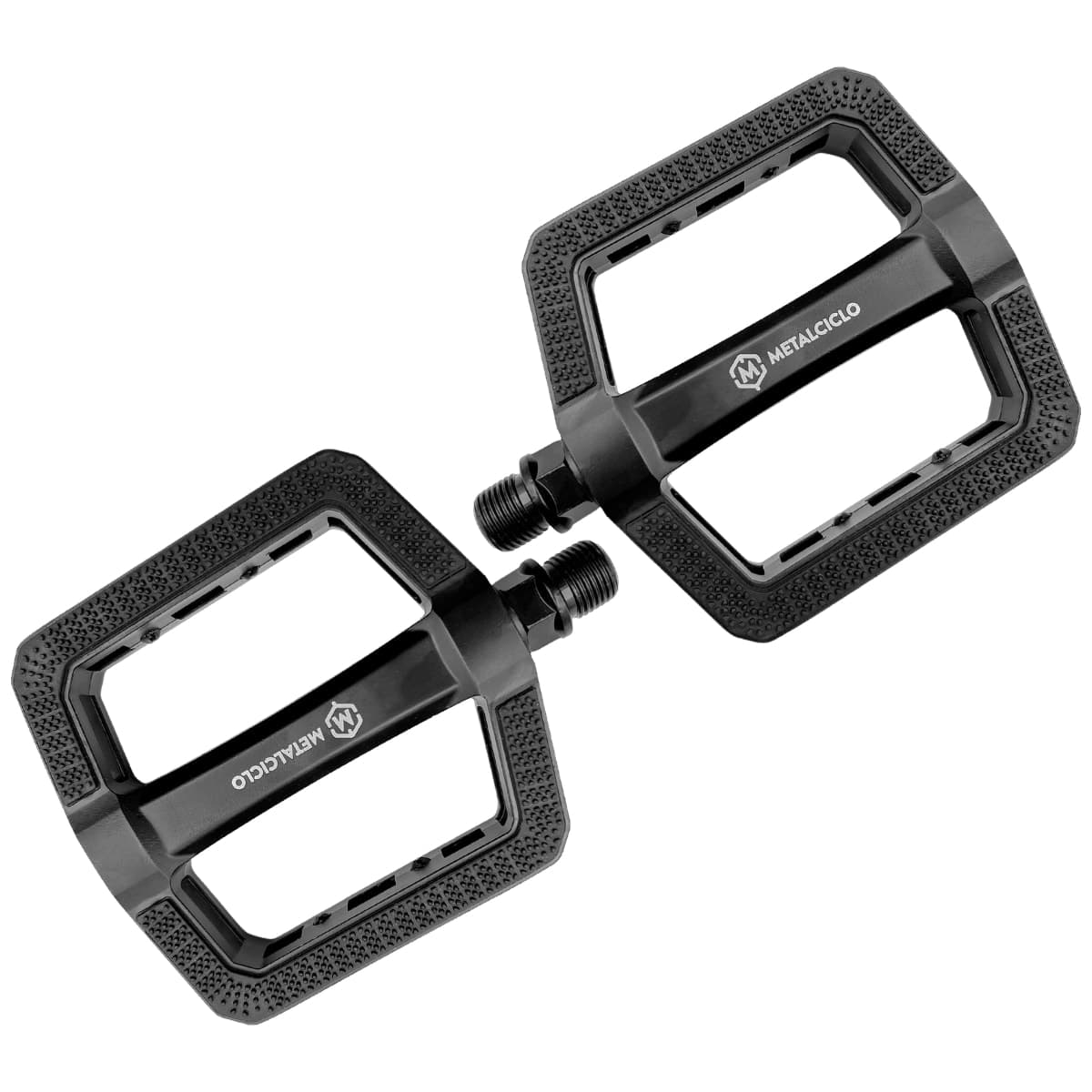 Pedal Bike Metalciclo Gripp Inglês 9/16 Alumínio Preto