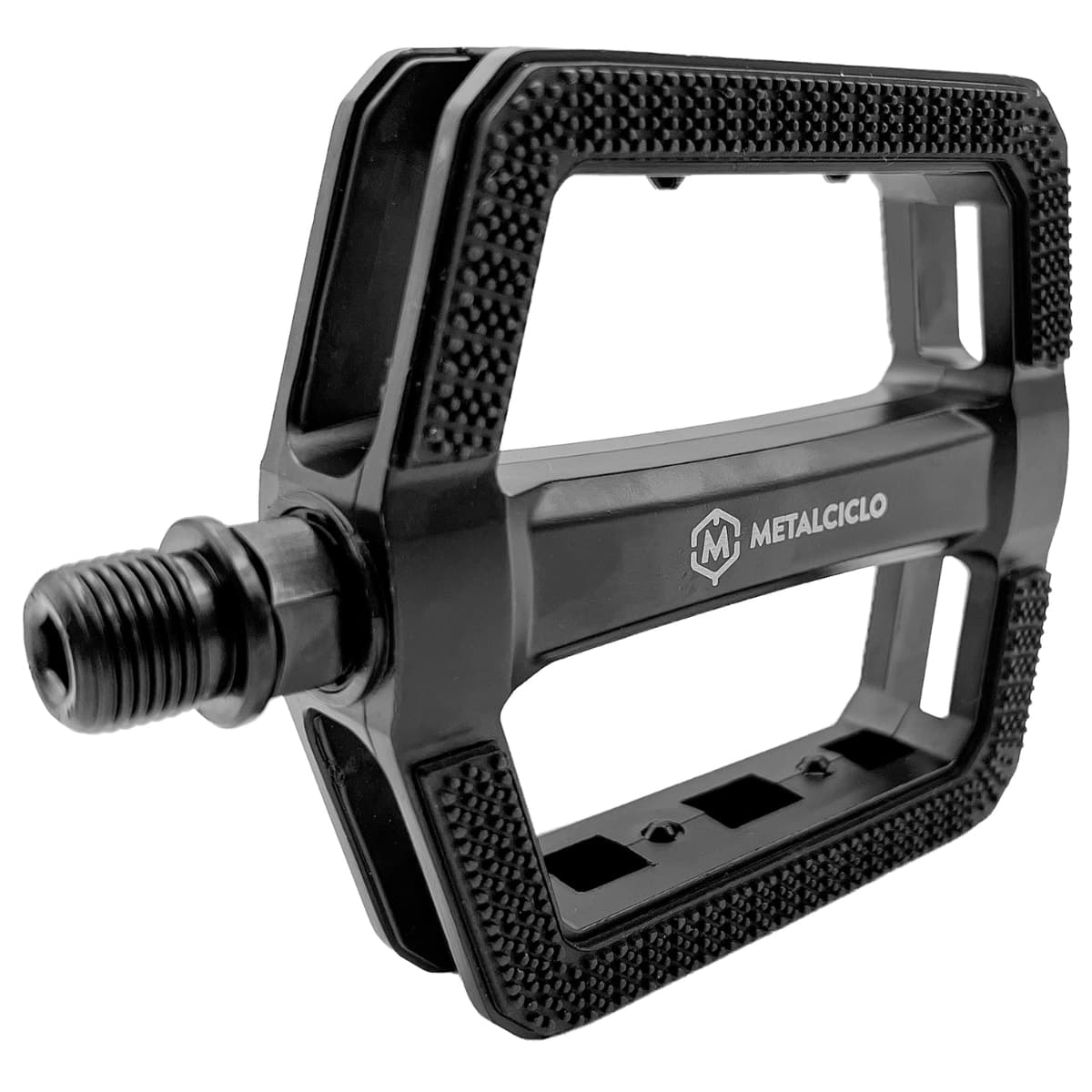 Pedal Bike Metalciclo Gripp Inglês 9/16 Alumínio Preto