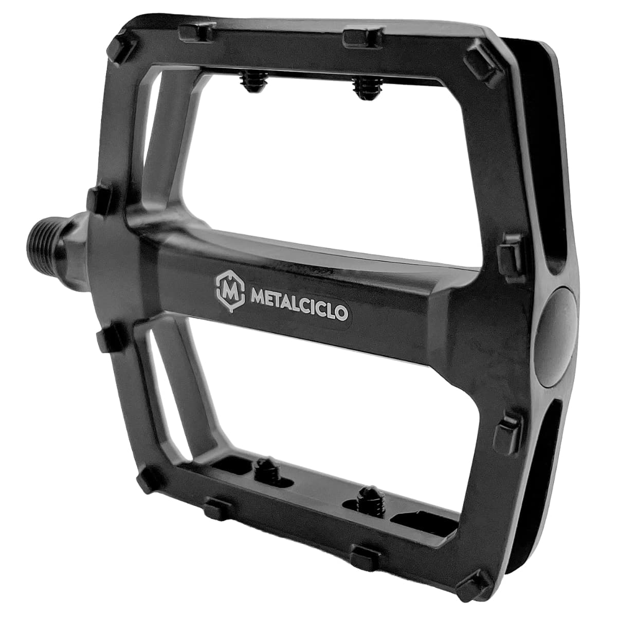 Pedal Bike Metalciclo Kromo Inglês 9/16 Alumínio Preto