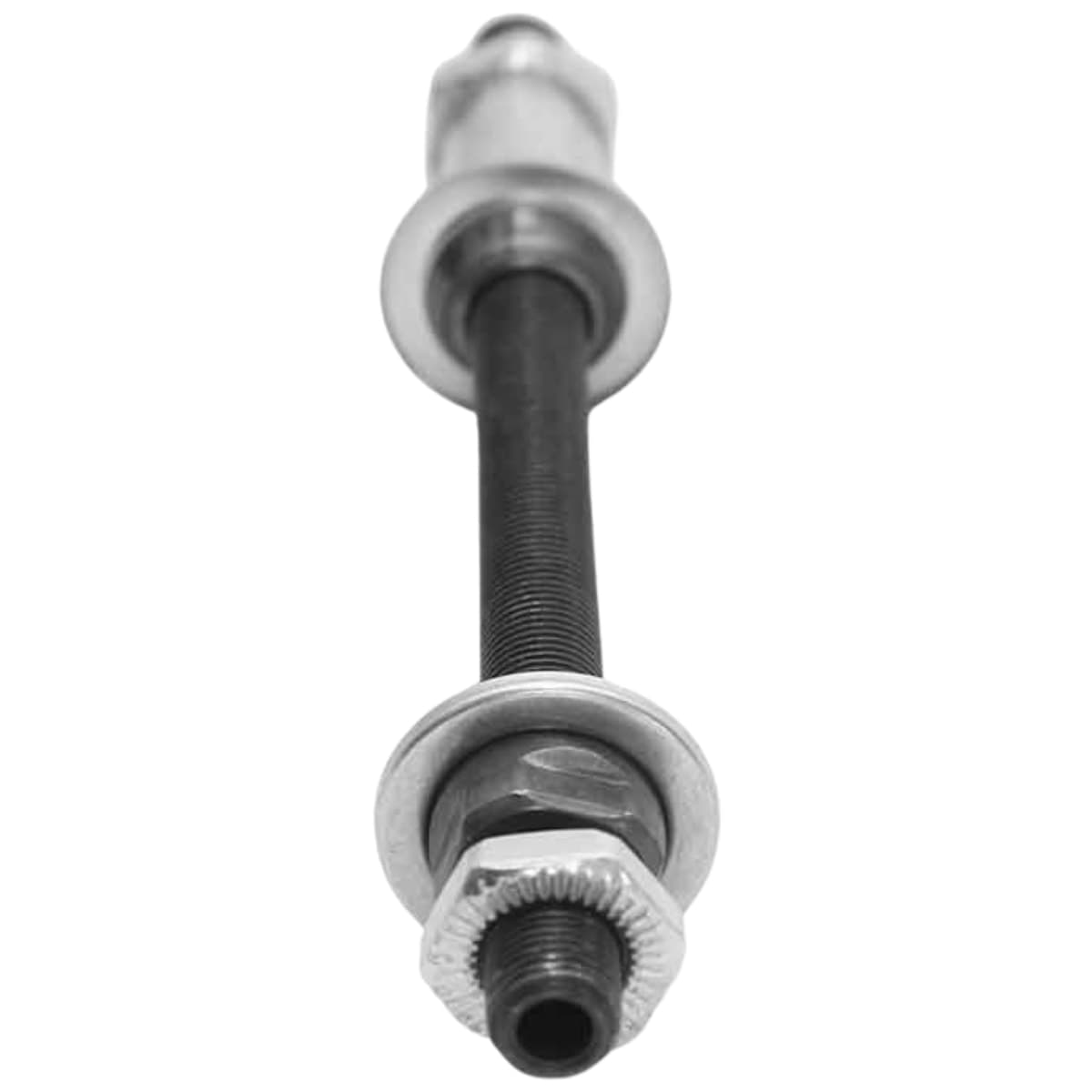 Eixo Traseiro Shun Feng 145mm Aço Preto Grosso Furado 3/8