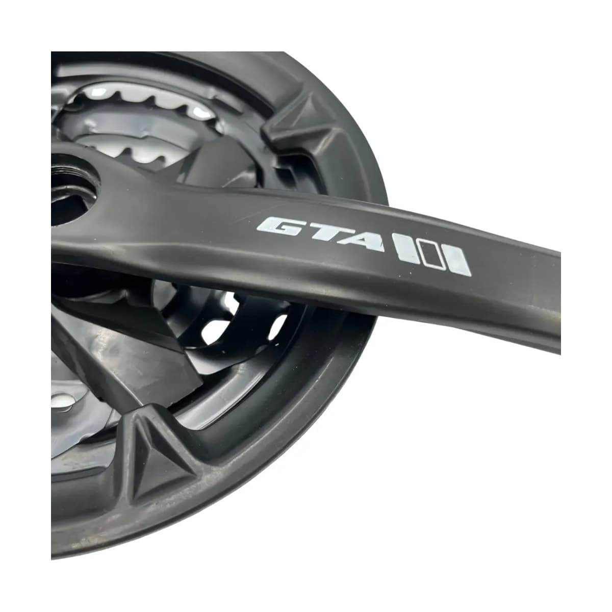 Pedivela Aço Triplo GTA Start 24/34/42 Dentes Preto Index 165mm Com Protetor