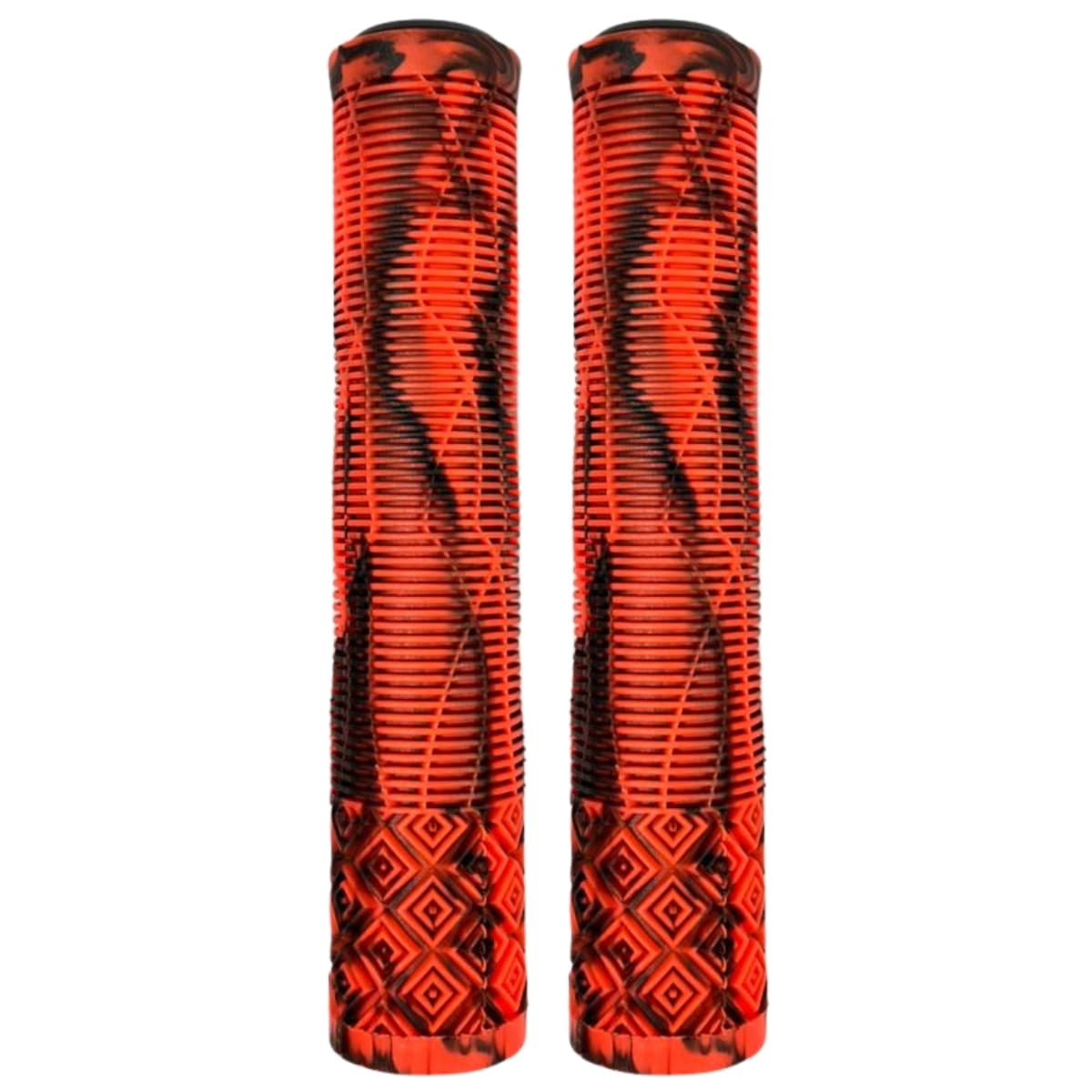 Manopla Bike Kook BMX Laranja e Preto 165mm