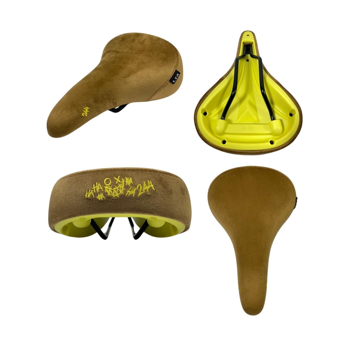 Selim Bike Freeride LTX 244 Camurça com Bordado