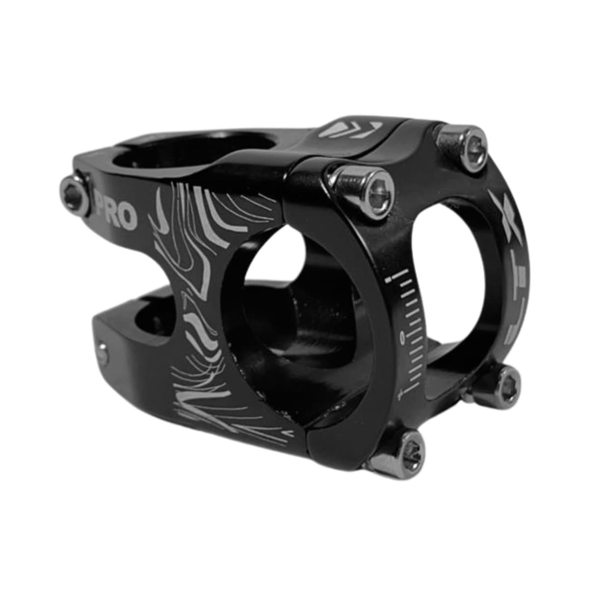 Suporte Guidão DH LTX Pro Alumínio Ahead Set 35mm x 28,6mm Preto