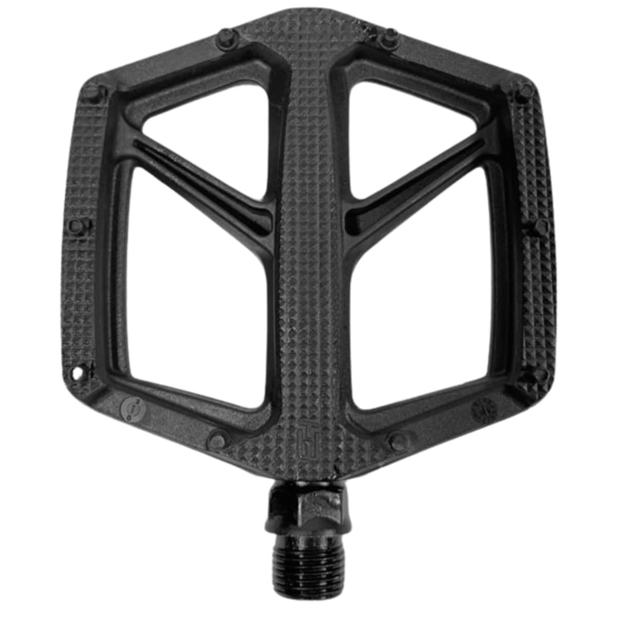 Pedal Bike Garra7 Flat Plataforma Inglês 9/16 Nylon Preto