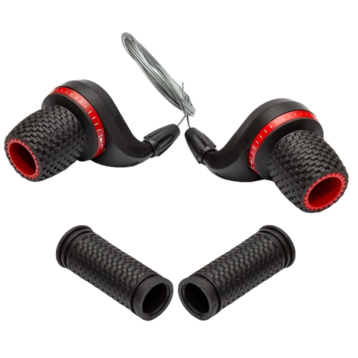 Kit Câmbio Paco Grip Shift 21 Velocidades Preto