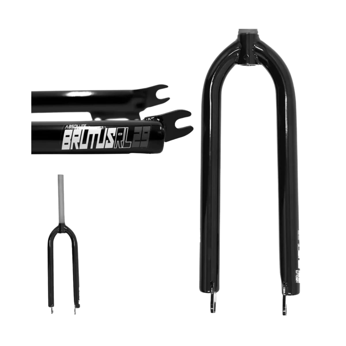 Garfo Bike Aro 29 Absolute Brutus Over Aço Preto