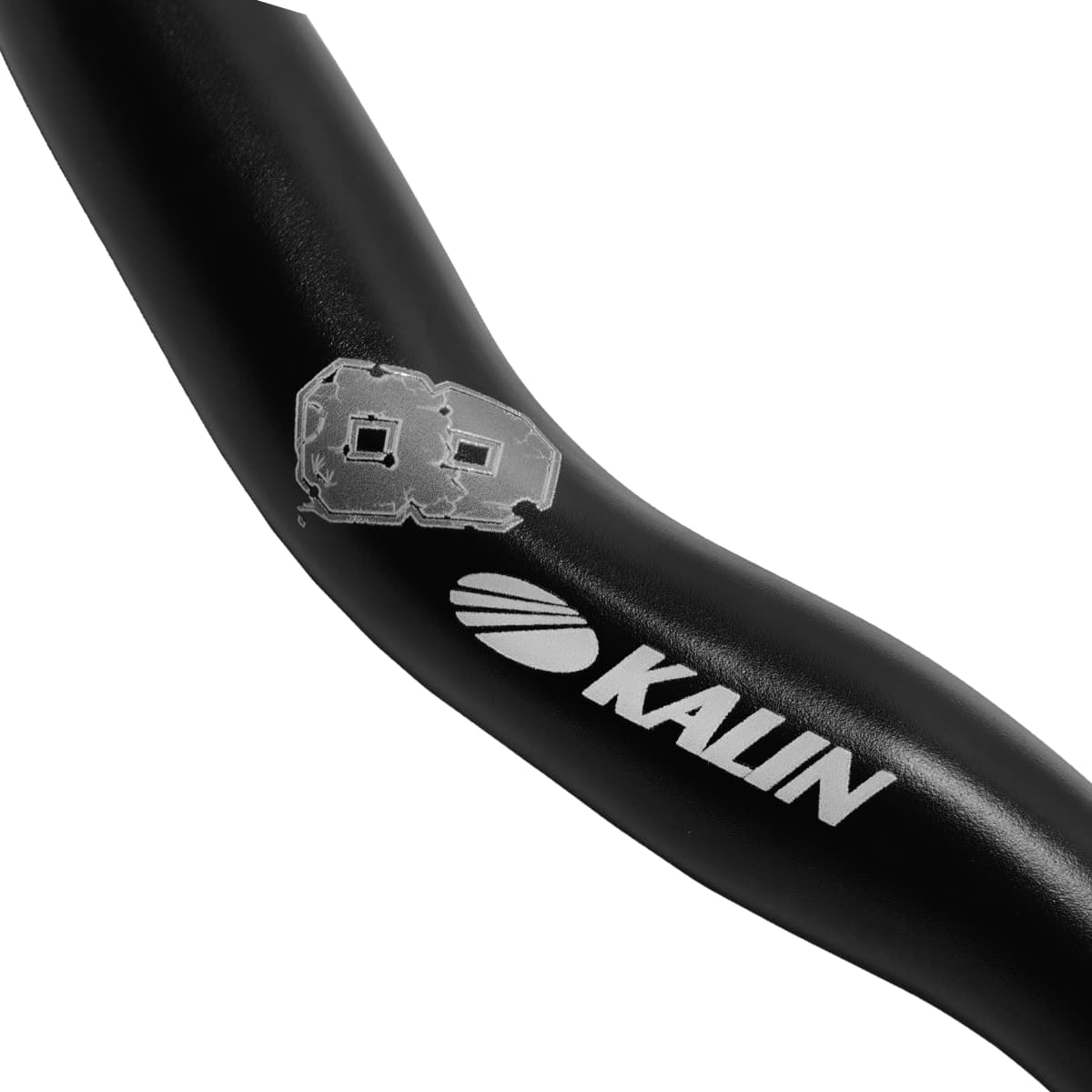 Guidão DH Aço Kalin Voador Preto