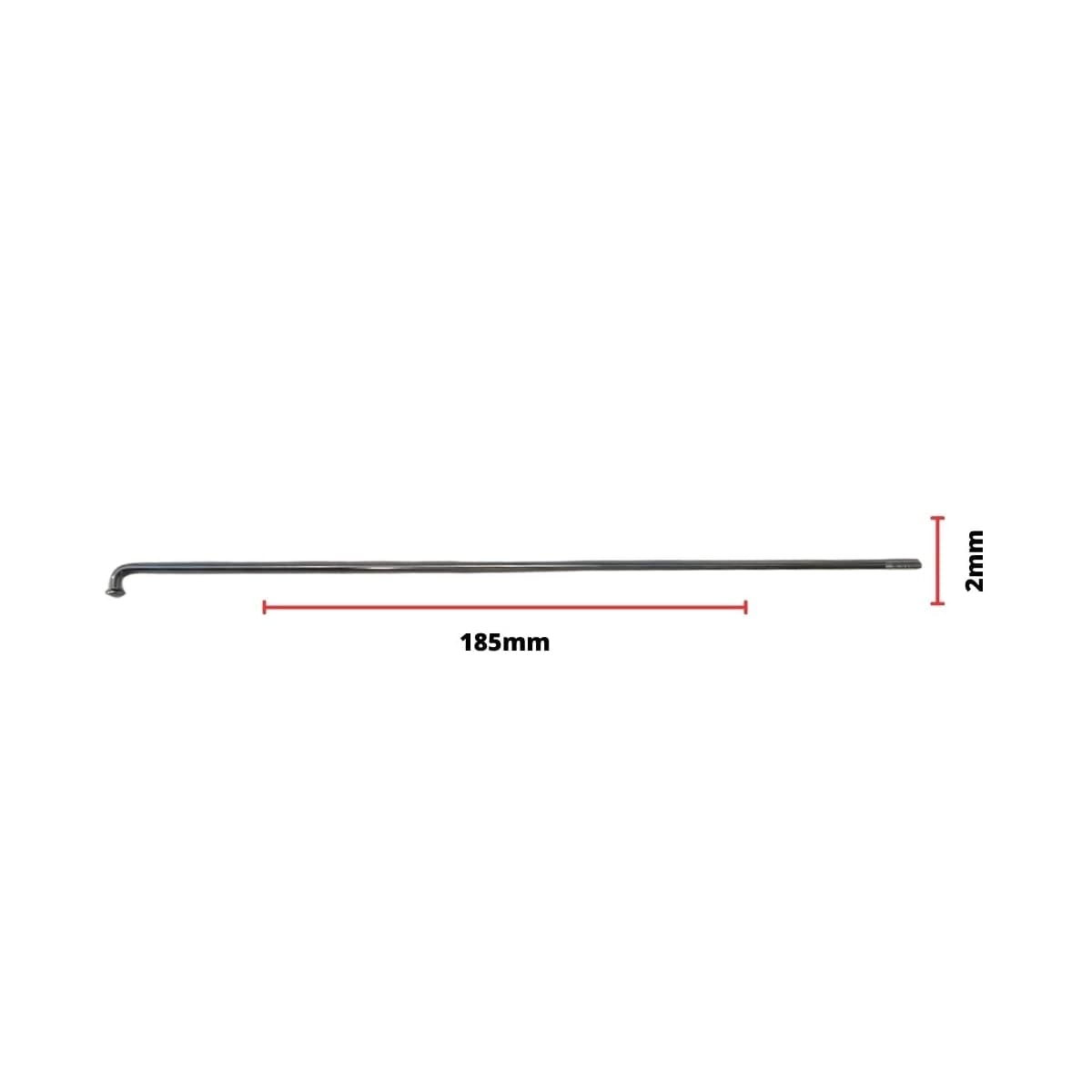 Raio Fino 185x2,00mm Aço Importado Comum Zincado Groza